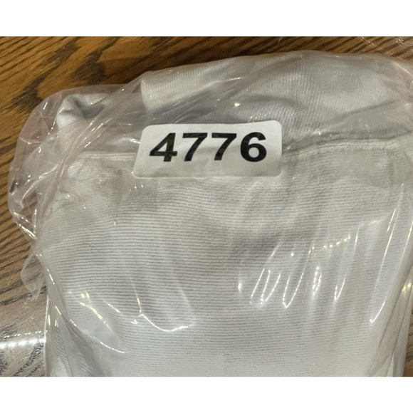 Agolde Sweatshirt Womens Medium White Pullover Low V Neck Balloon Sleeve Relaxed - Picture 10 of 10